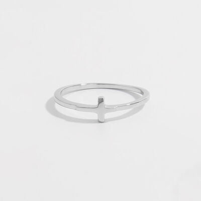 Maritoni - sterling silver cross ring