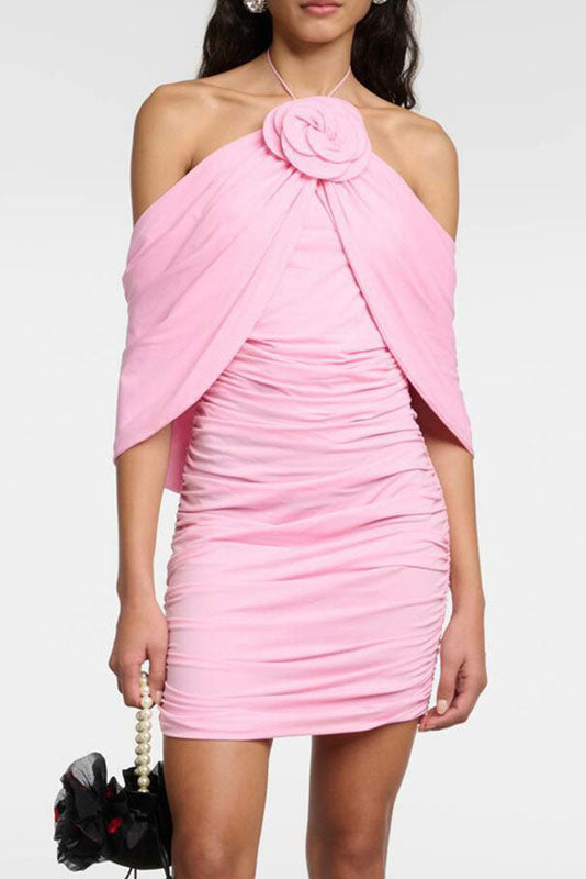 Summer Halter Bodycon Mini Dress