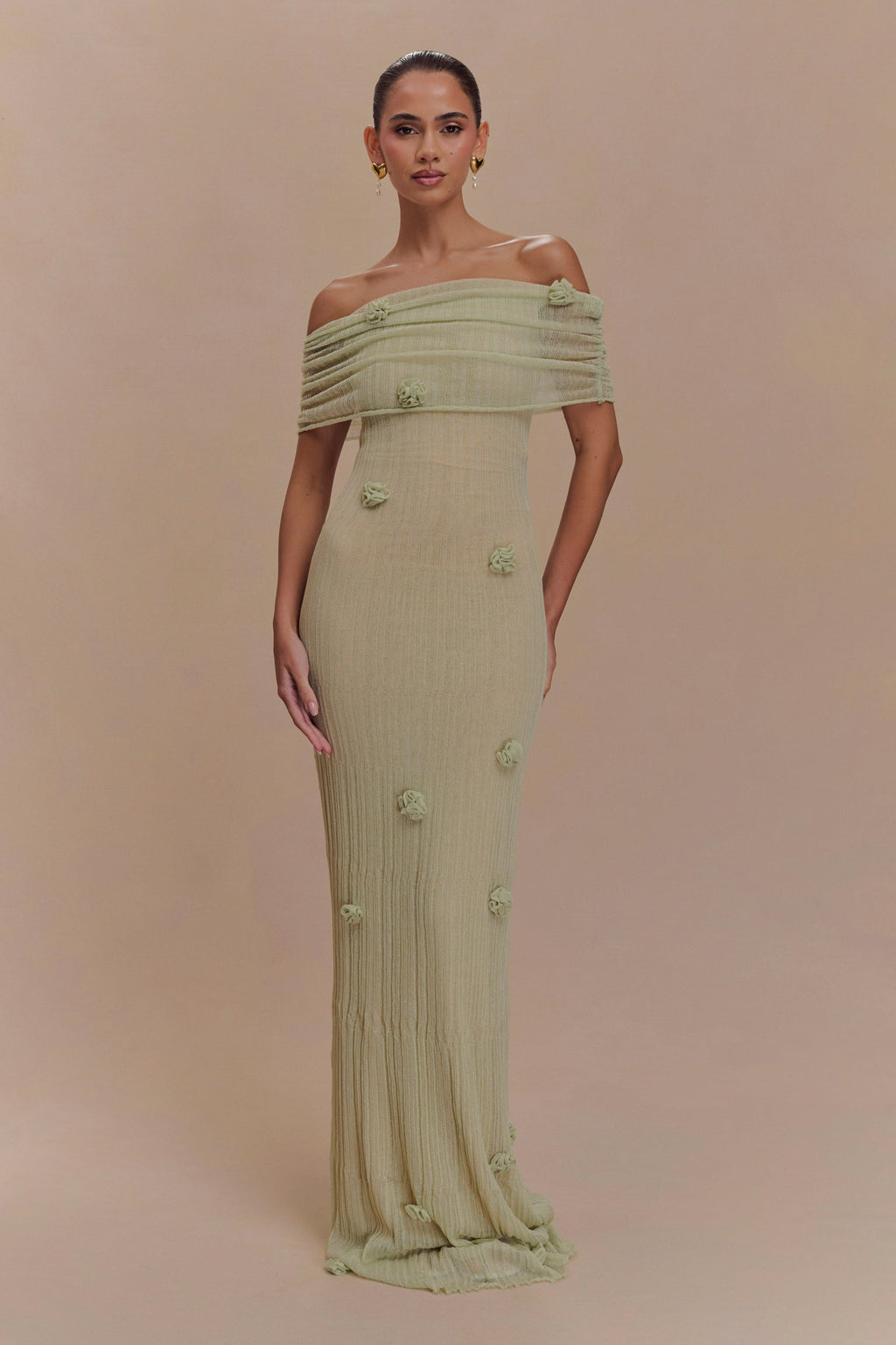 Orchid Knit Maxi Dress