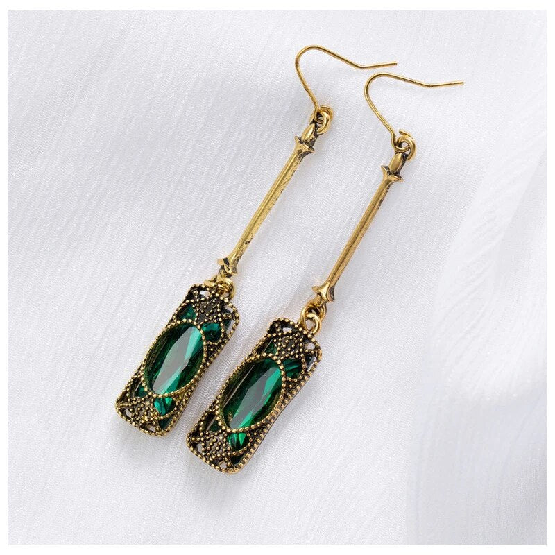 Lantern pendant earrings
