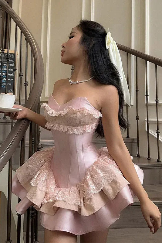 Princess Celebrity Party Mini Dress
