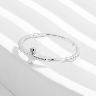 Maritoni - sterling silver cross ring