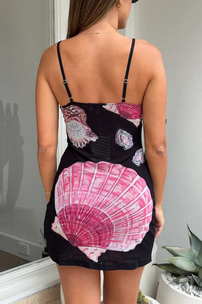 Euro Style Backless Hot Girl Mini Dress