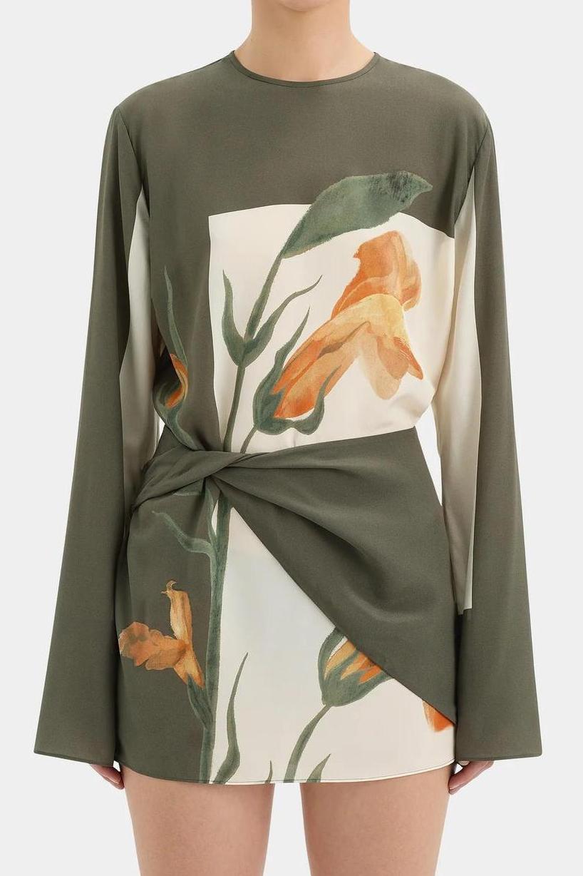 Constance Twist Mini Dress
