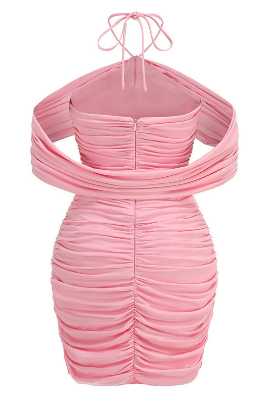 Summer Halter Bodycon Mini Dress