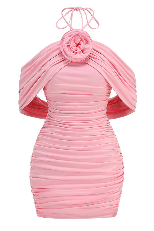 Summer Halter Bodycon Mini Dress