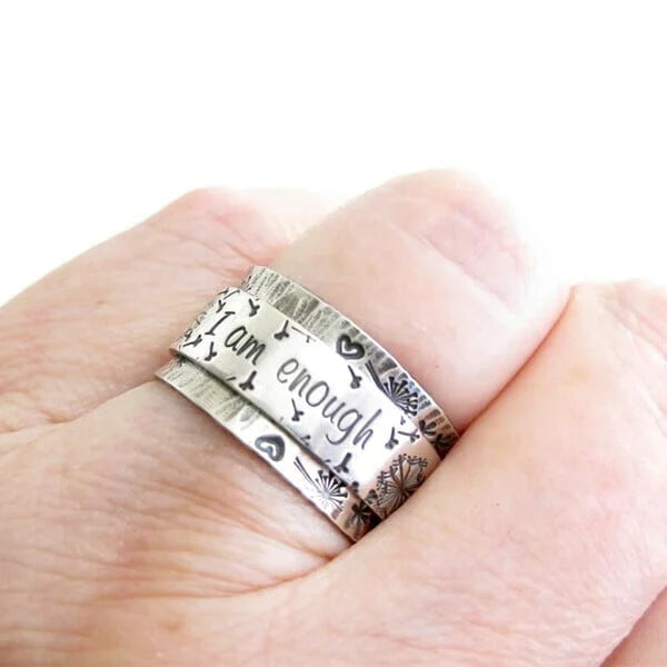 Meditation dandelion ring