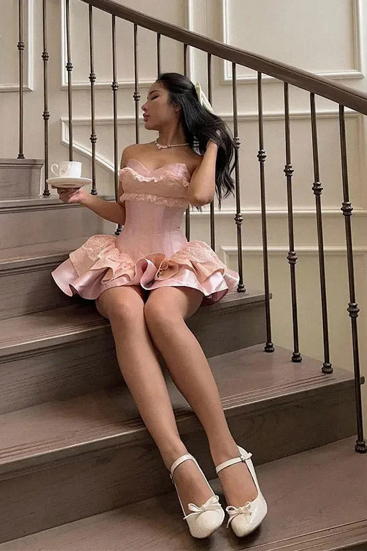 Princess Celebrity Party Mini Dress