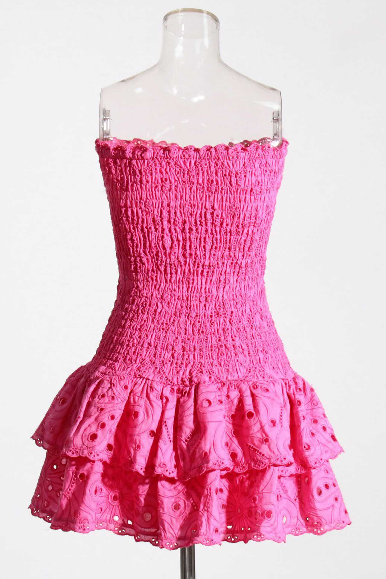 Tea break tube top dress
