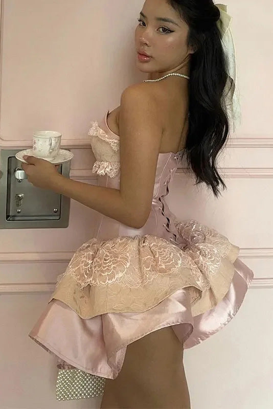 Princess Celebrity Party Mini Dress
