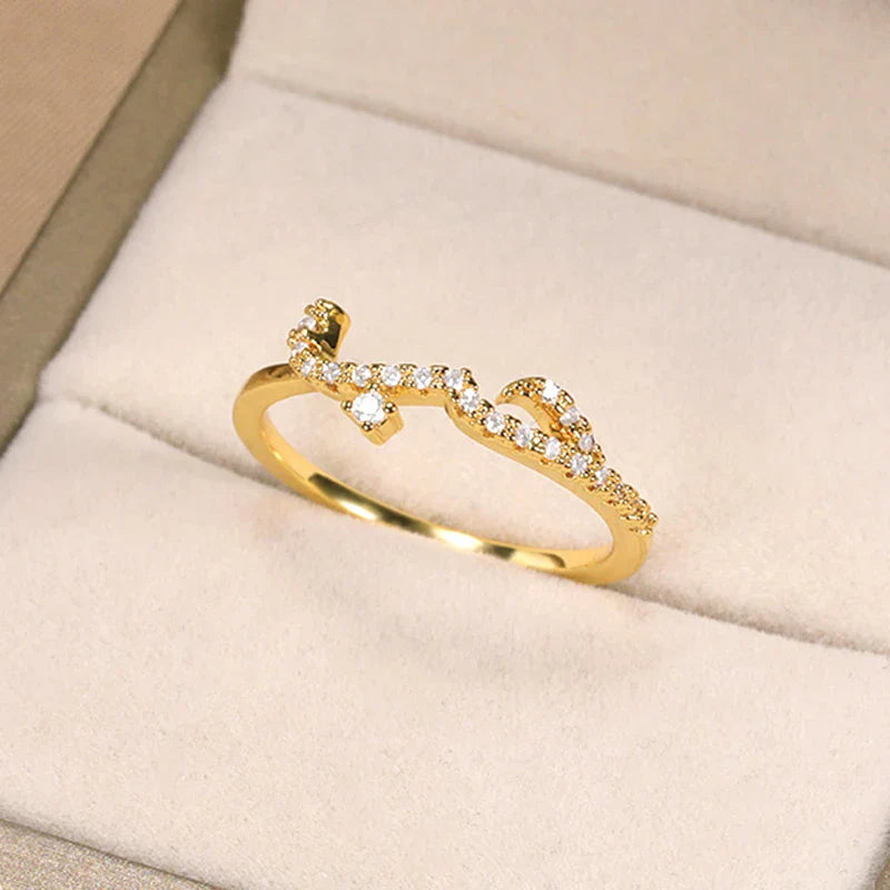 Luxury zirconia ring