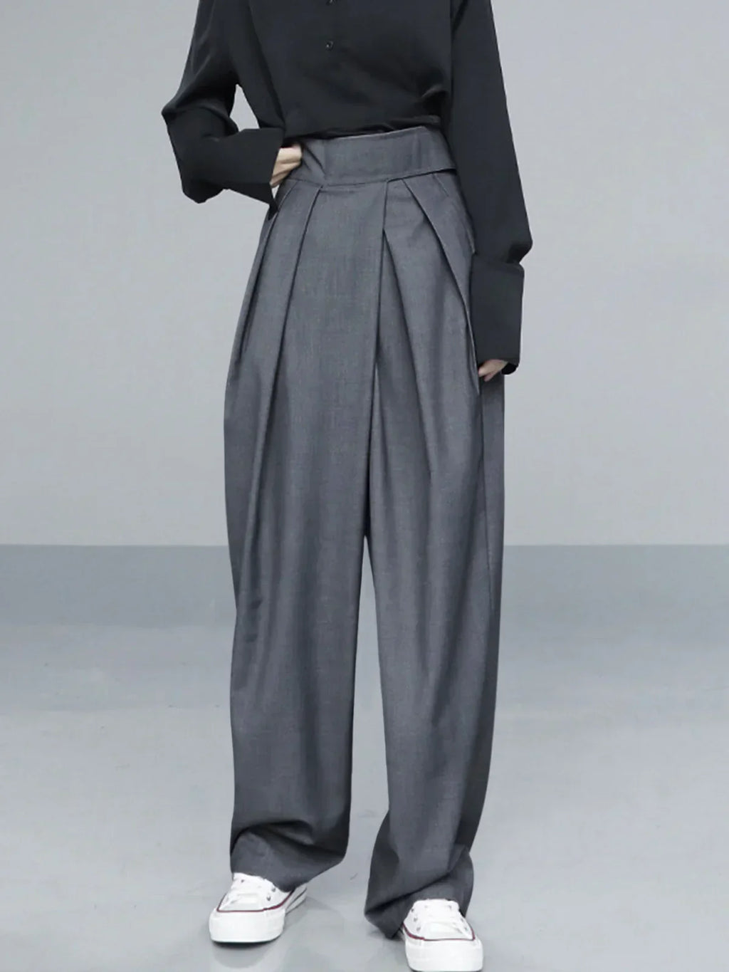 Yasmine® | Hook-and-Loop Fastener Wide Leg Velcro Pants