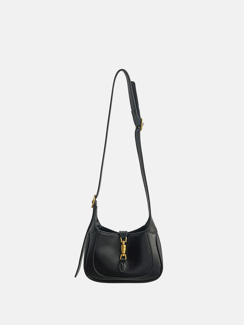 Women's Leather Handbag - Medium Size - Elegant Hobo Style - Shoulder Carry