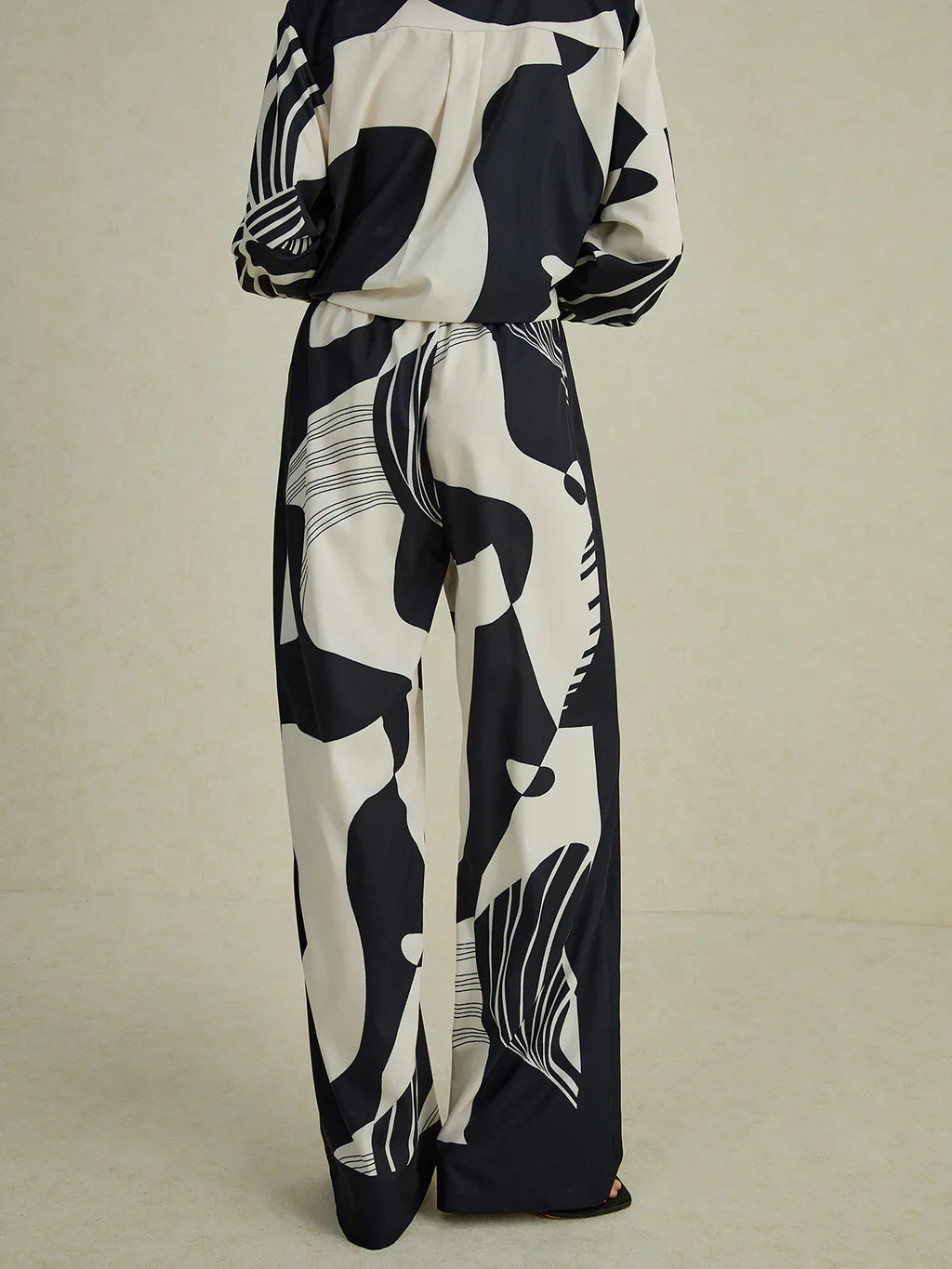 Greta® | Irregular Print Wide Leg Pants Set