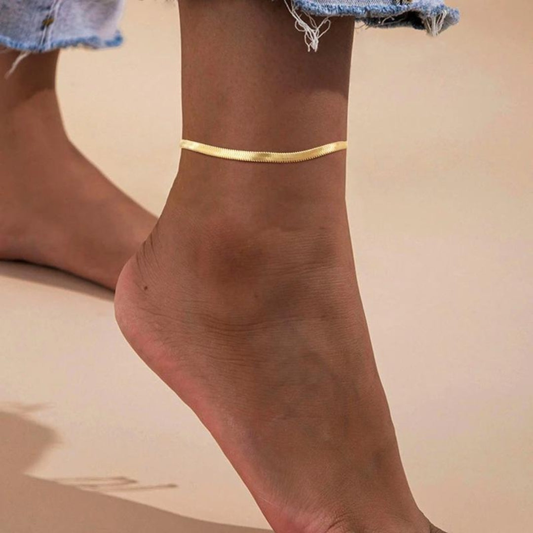 Women’s Anklet - Delicate Chain - Minimalist Adjustable Jewelry