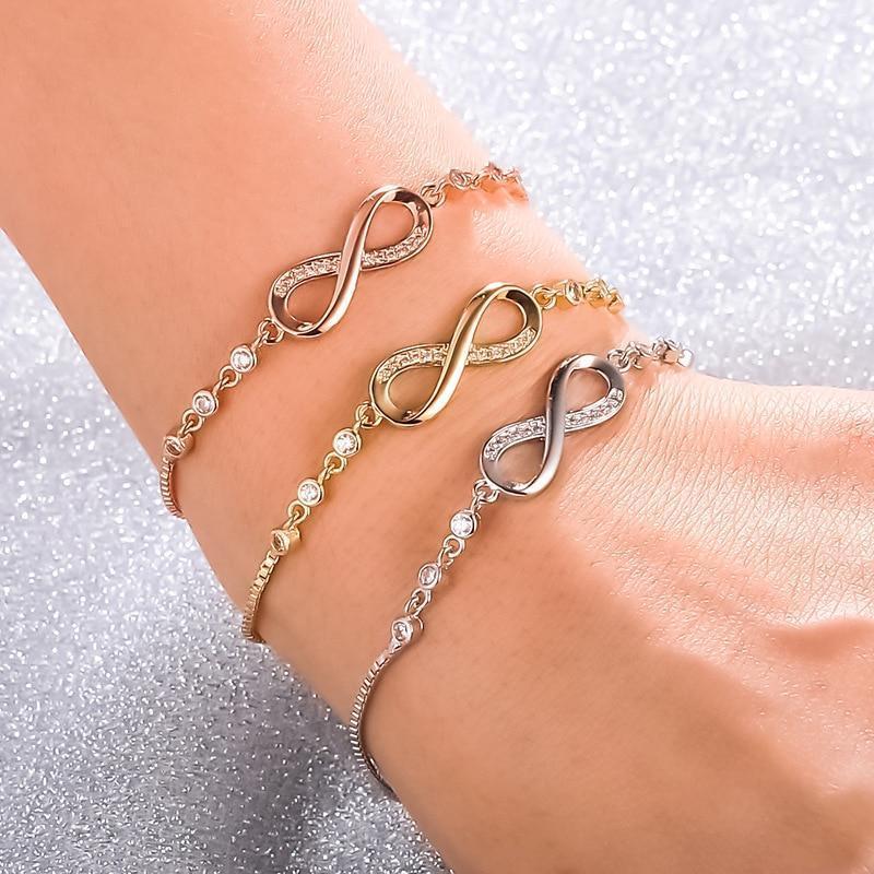 Timeless elegance with the adjustable infinity bracelet
