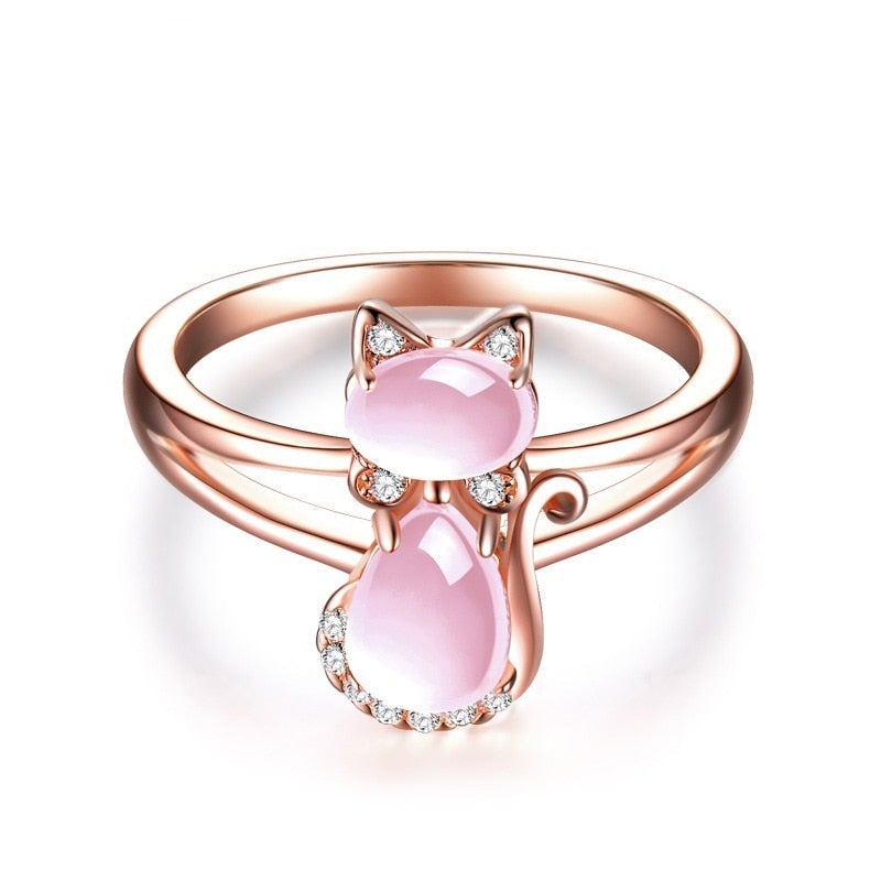 Playful and adjustable cat ring