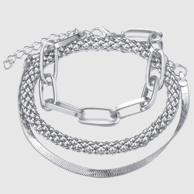 Women's Chain Bracelet - Thick Link Design - Elegant & Modern - Versatile Fashion Accessory