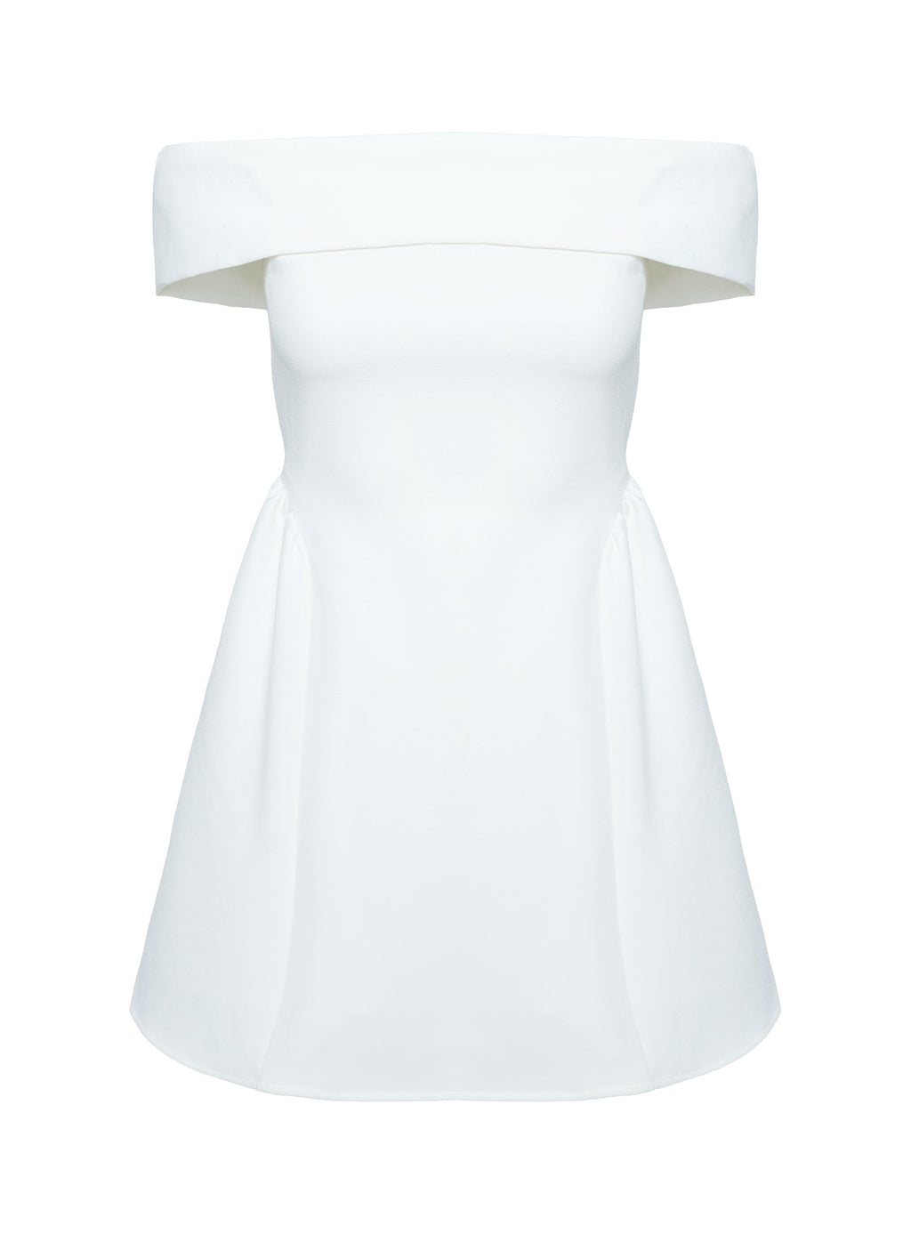 Main Character Strapless Mini Dress White