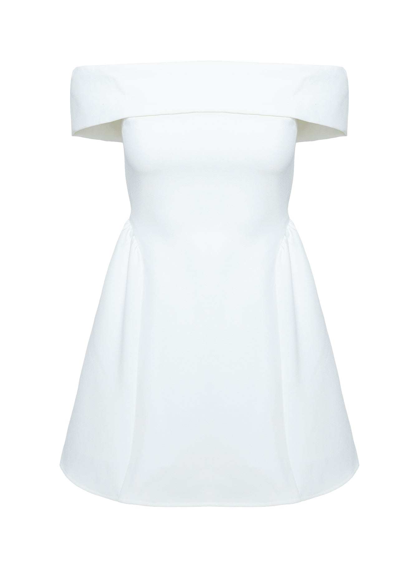 Main Character Strapless Mini Dress White