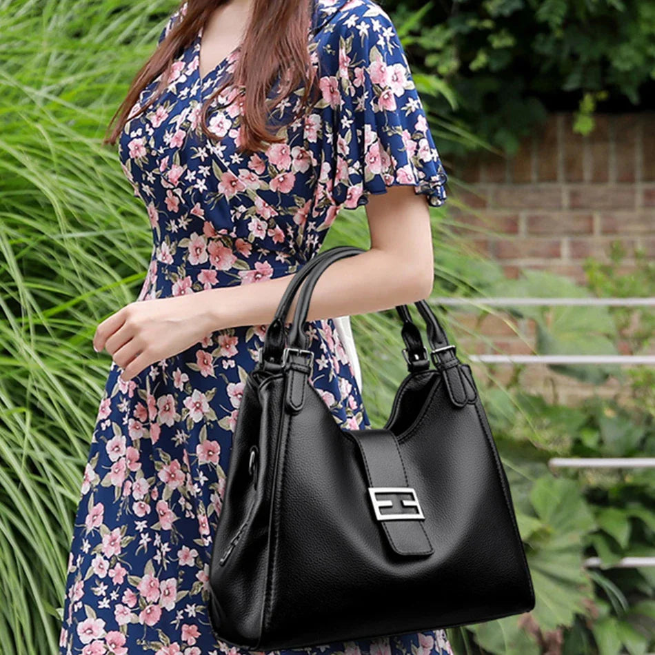 Nia - women large soft two-way tote bag