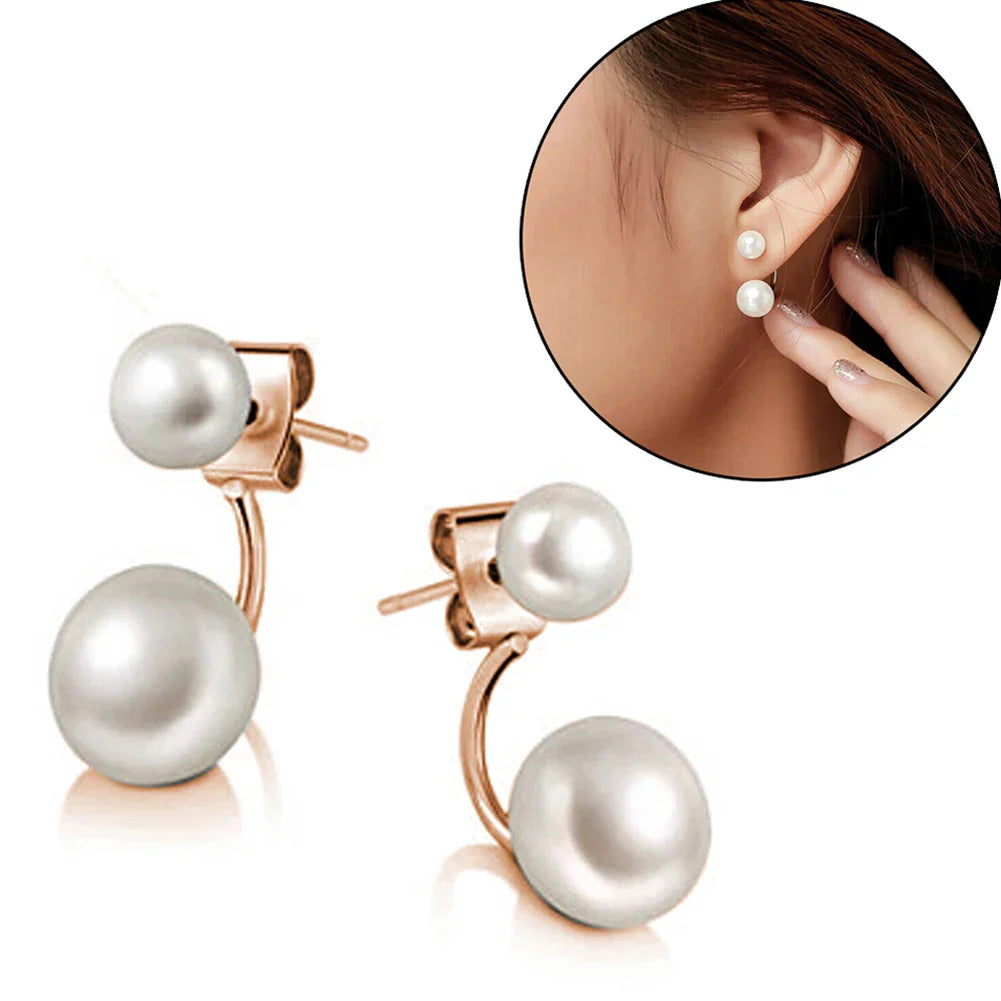 Vinilyn - women's double-sided drop earrings