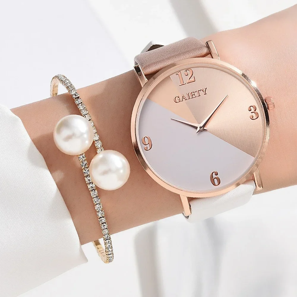 Ambern™ Luxe Colour Watch & Bracelet Set – Timeless Style with a British Touch