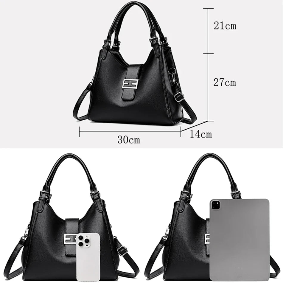 Nia - women large soft two-way tote bag