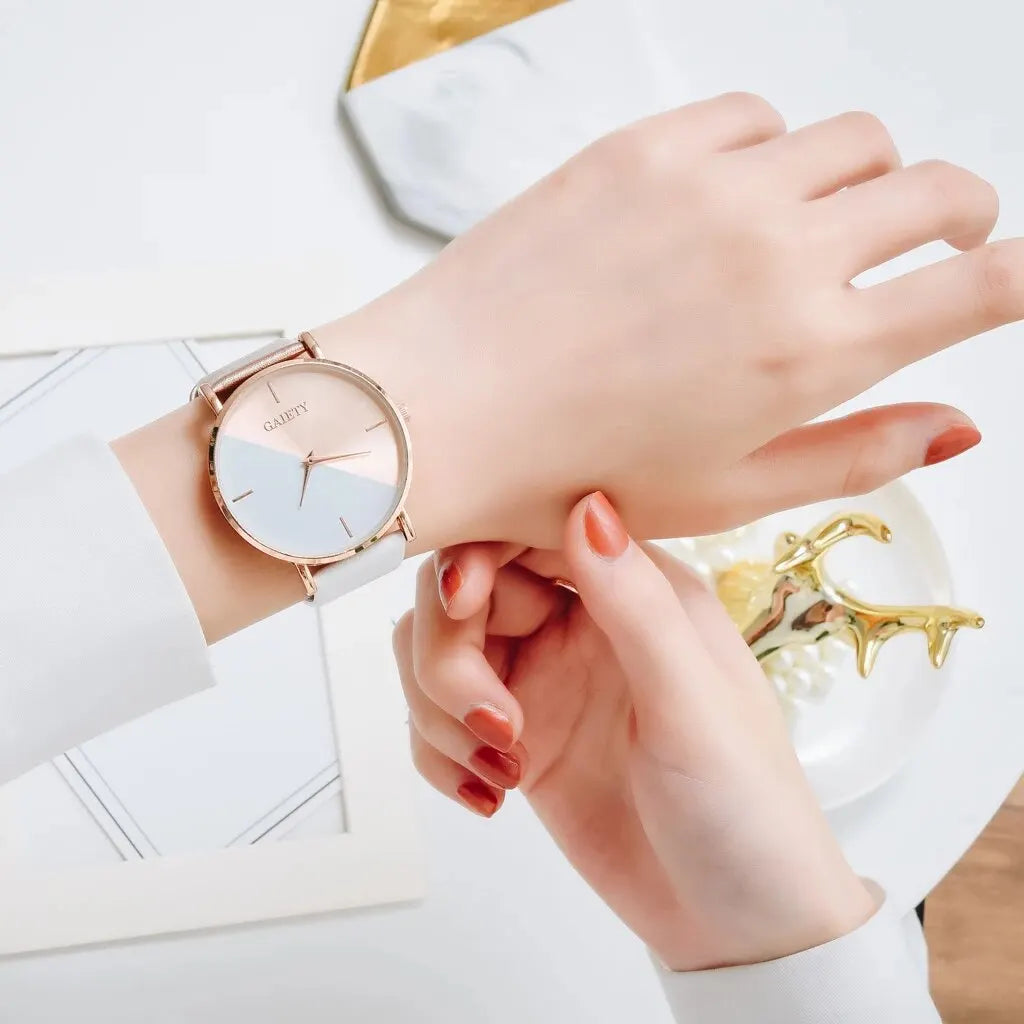 Ambern™ Luxe Colour Watch & Bracelet Set – Timeless Style with a British Touch