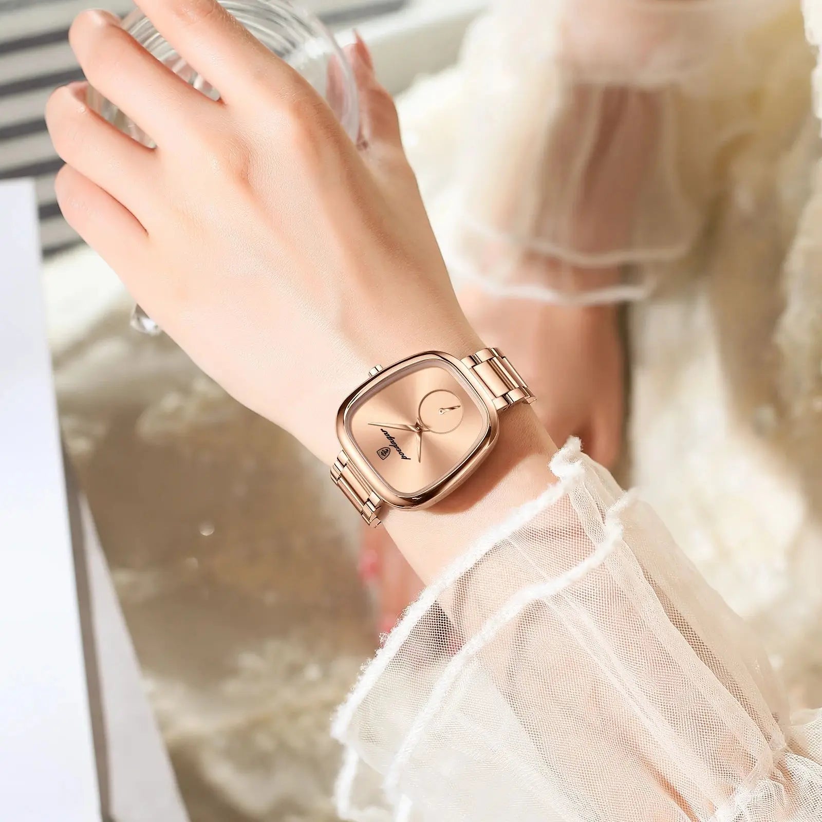 Ambern™ Époque Watch – Timeless Elegance in Stainless Steel