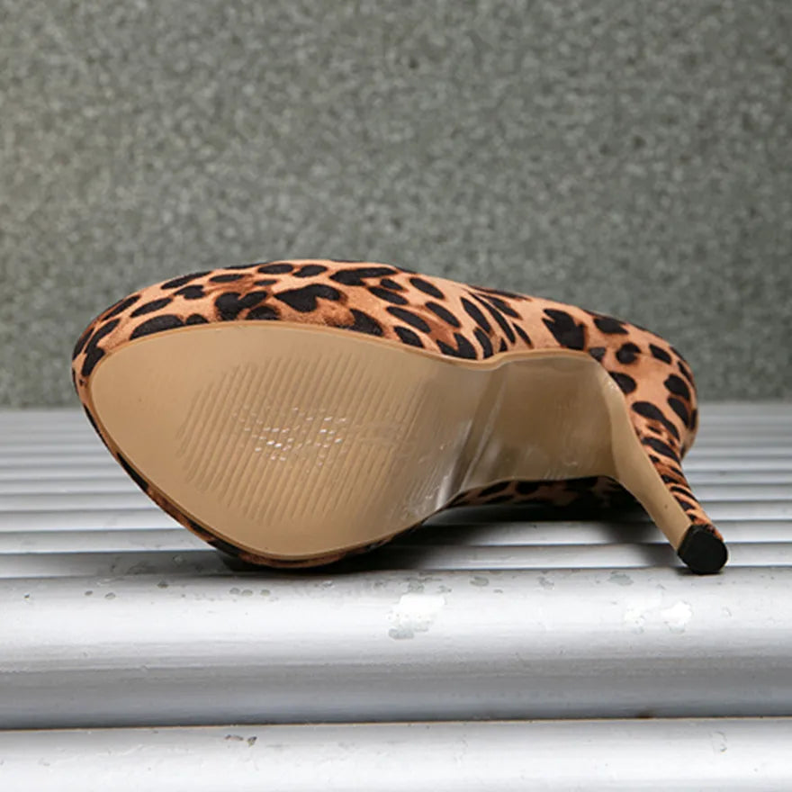 Ambern™ Wild Muse Heels – Leopard Print Power