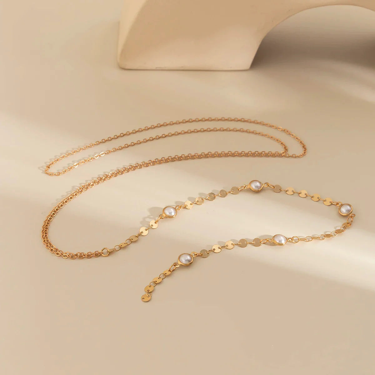 Modern y-shaped tassel necklace with diamond accents