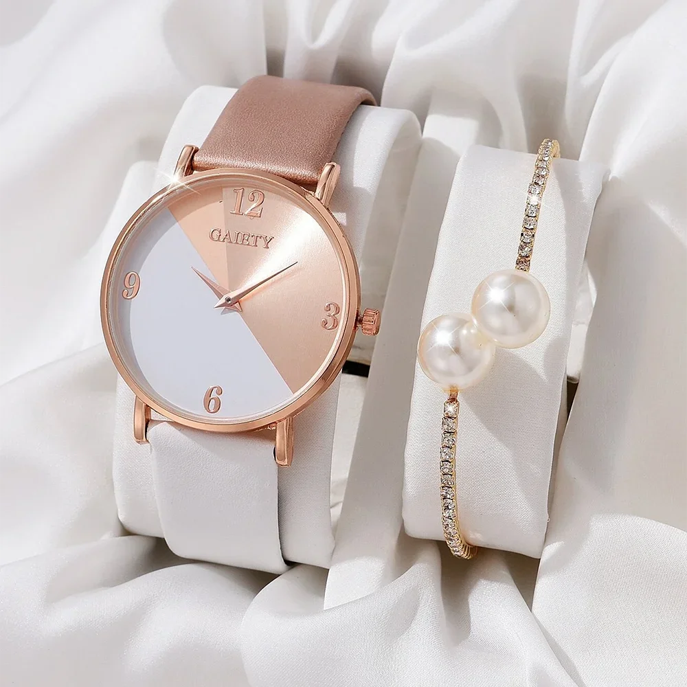 Ambern™ Luxe Colour Watch & Bracelet Set – Timeless Style with a British Touch