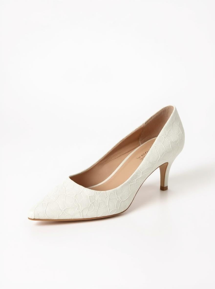 Ambern™ Celeste Lace Heels – Elegance Woven in Every Step