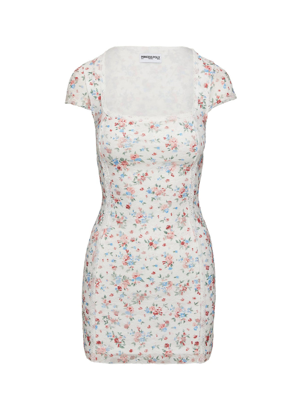 Whitlock Mini Dress White / Floral