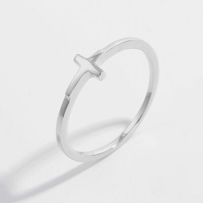 Maritoni - sterling silver cross ring