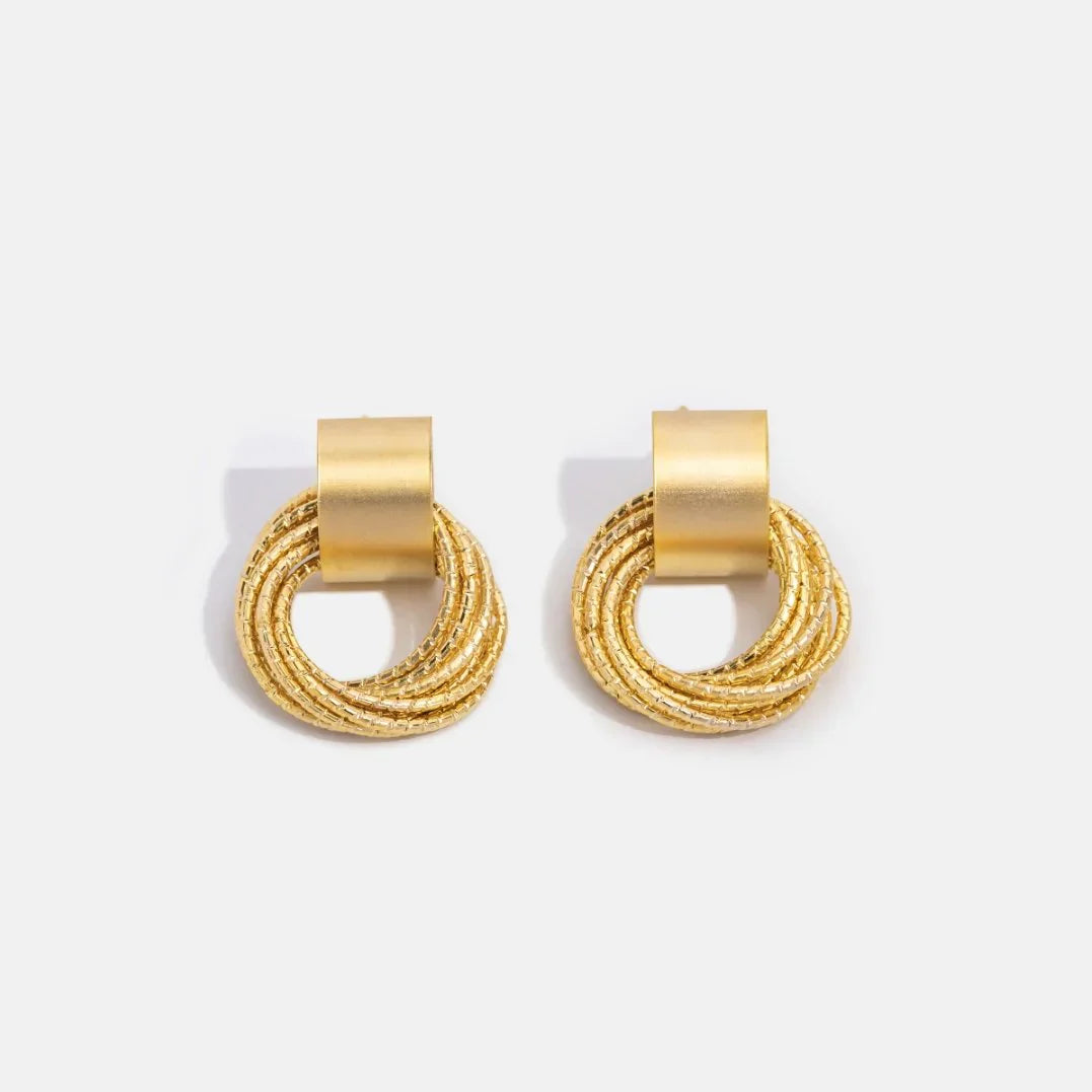 Timeless elegance luxury hoop earrings
