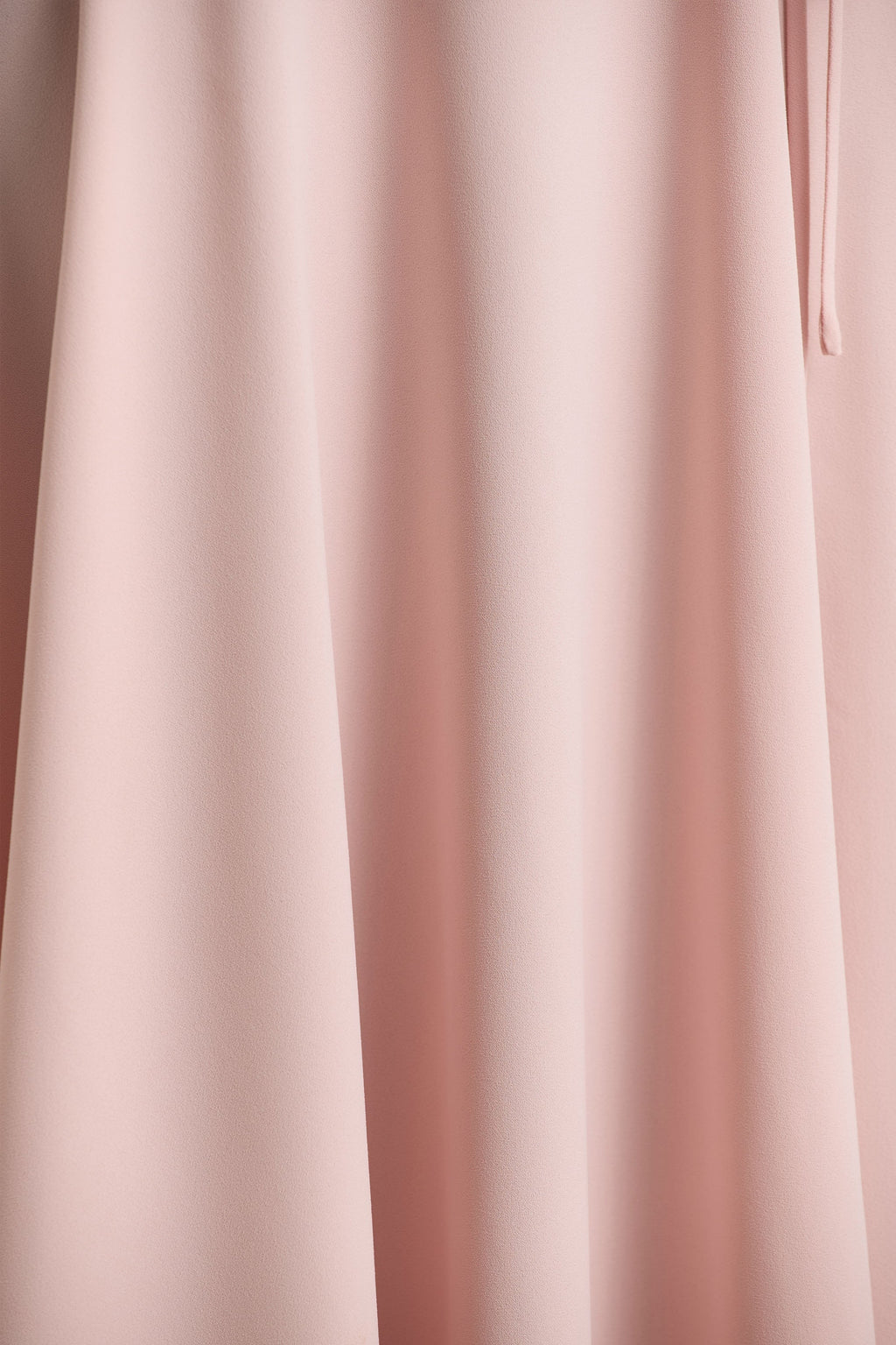 Julieta | Baby Pink Asymmetric-Neck Maxi Dress With Bow Detail And Open-Back