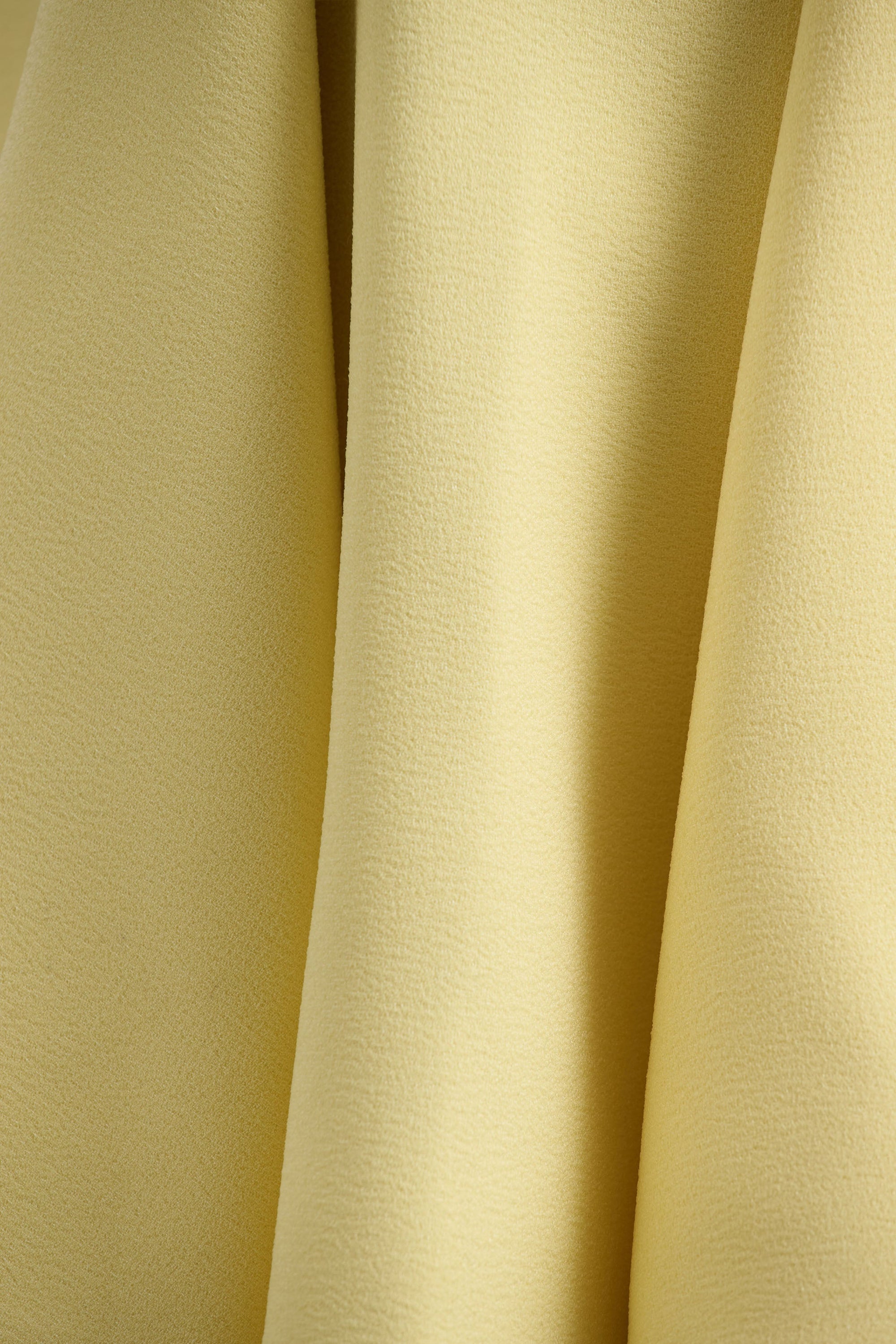 Gabrielle | Lemon Boat-Neck Mini Dress With Ruffling Detail